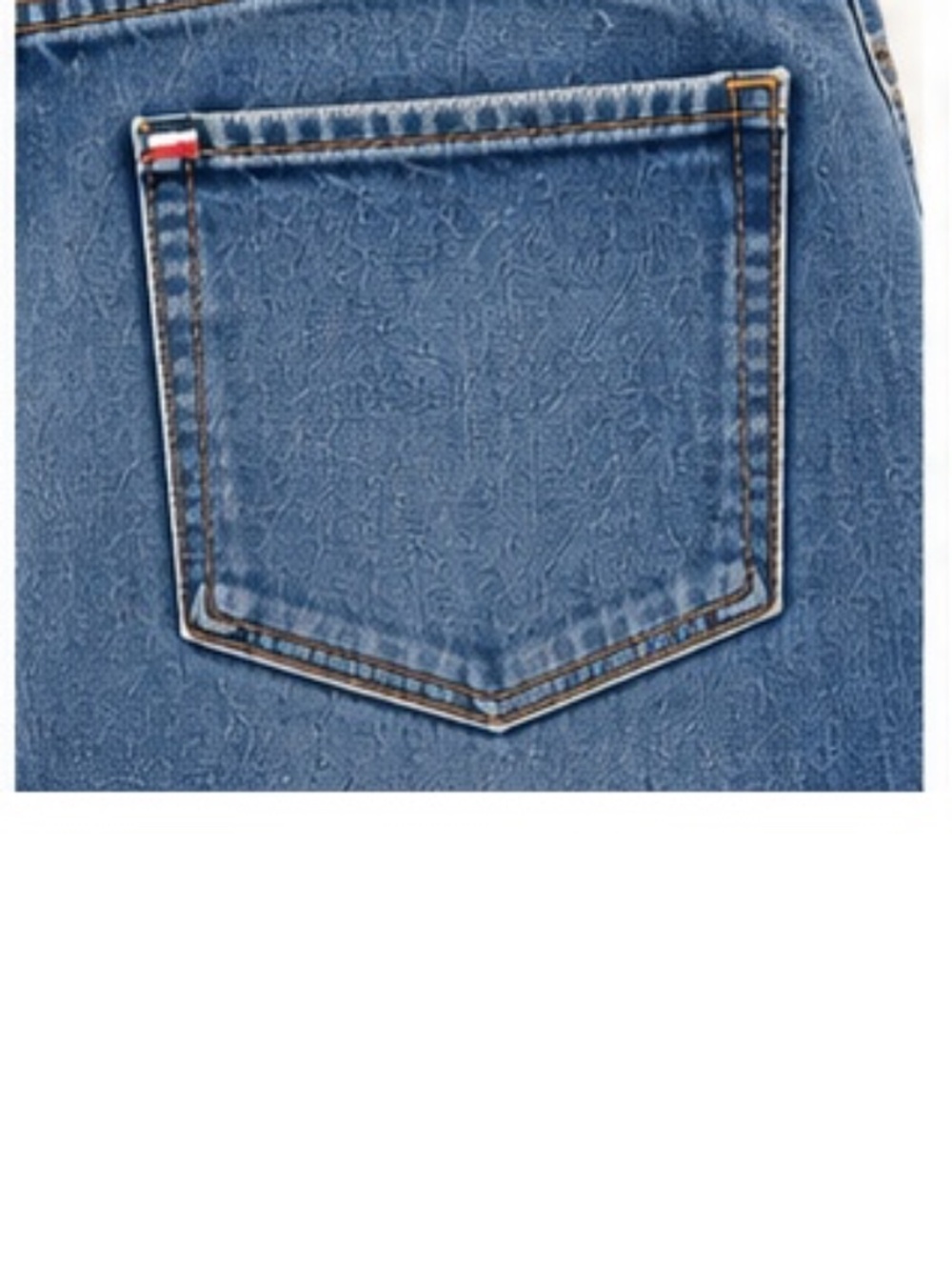 NWT. ALICE + OLIVIA High Rise Wide Leg Jeans Brooklyn Blue Size 28 - Picture 7 of 11